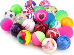 24 Pieces Jet Bouncy Balls Small Bouncy Balls for Kids, Rubber Balls 25mm - shopping canada - toys canada - best balls for toddlers - types of balls - balls canada