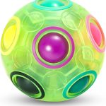 Vdealen Magic Rainbow Puzzle Ball- Fidget Ball Puzzle Game- Brain Teaser Toy for Boys & Girls Age 3 and Up