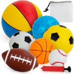 Sports Balls- Soccer Ball Basketball Baseball Rugby Bounce Ball