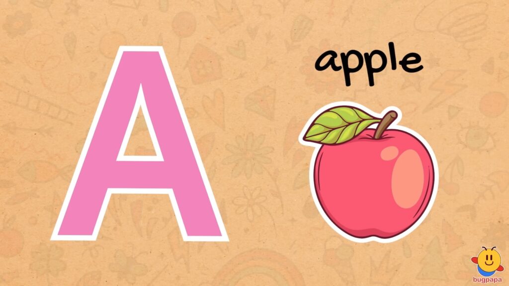ABC Phonics, A to Z Phonics Song, A is for apple, Bugpapa, Catchy phonics song, Most popular phonics song